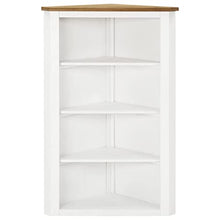 vidaXL - Eckschrank 59x36x100 cm Eiche Massivholz