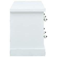 Meuble TV avec tiroirs Blanc 120x30x40 cm MDF