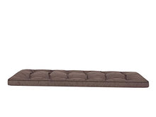 Cuscino per panchina da giardino, 180 x 50 cm, marrone