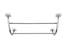 Croydex Britannia Flexi-Fix - Portasciugamani curvo cromato, 13,5 x 51 x 57,2 cm