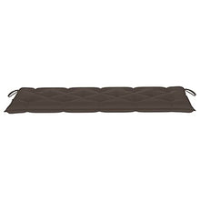 vidaXL Panca da Giardino con Cuscino Talpa 150 cm in Legno di Teak