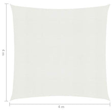 vidaXL Vela Parasole 160 g/m² Bianca 4x4 m in HDPE