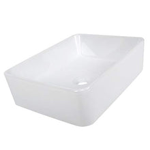 Estink - Lavabo da bagno in ceramica, 48,5 x 37 x 14 cm, colore: Bianco