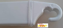 Paràtempotest Coppia braccetti da 50 60 70 cm in Alluminio Colore Bianco (50 cm)