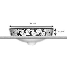 Ynes Cerames - Lavabo messicano, 44 x 35,5 x 15 cm, stile messicano