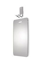Croydex, Specchio da doccia con supporto per rasoio, Argento (silber), acrilico
