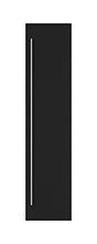Badplaats B.V. Mobiletto del Bagno Bolana 170 cm Legno Nero - Mobiletto armadietto per Il Bagno, Armadio mobili Cabinet Laterale