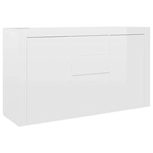 vidaXL Credenza Bianco Lucido 120x36x69 cm in Truciolato