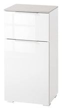 Composad Mobiletto stretto Galaverna anta e cassetto con top Grigio Cemento