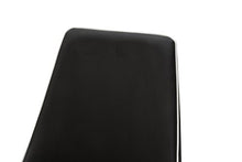 White loft LF535 Set Sedie, Finta Pelle, Nero, 50 x 50 x 94 cm, 2 Unità