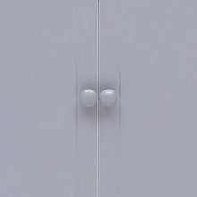 SKM Armadietto Grigio 60x30x75 cm in Legno di Paulownia