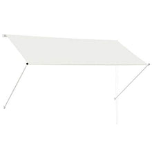 Festnight Tenda da Sole Retrattile da Finestra Terrazzo Balcone e Giardino per Esterno Crema 250 x 150 cm Crema