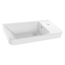 FACKELMANN - Set di mobili da bagno stretti e lucidi, 3 pezzi, Milano, WC con mobiletto sottolavabo da 55 cm e specchio da bagno a LED
