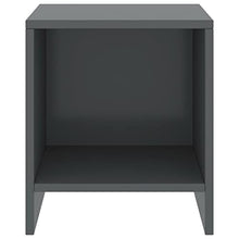 vidaXL Comodini 2 pz Grigio Scuro 35x30x40 cm in Pino Massello