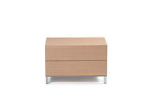 D.G.M. Srl Comodino Duo 60, Legno, L.60 x P. 40 X H.38,5 cm