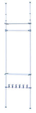 Kit Closet Vestidor 2 Baldas y Zapatero Armadietti per Interni, Bianco, unico