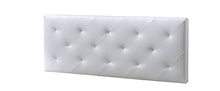 marcKonfort Testiera di Pelle Sintetica Rombo 160X60 Bianco