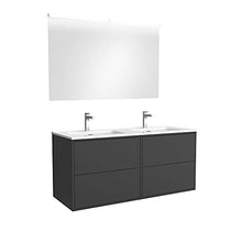 Salgar Optimus Set Mobile da Bagno, Truciolato, Nero Opaco, Extra Grande