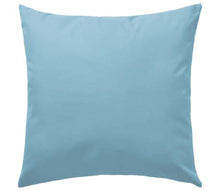 Cikonielf 2 cuscini in poliestere, cuscino per divano, cuscino da lancio, cuscino in poliestere, cuscino esterno, imbottito con cotone PP, 60 x 60 cm, azzurro