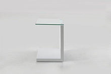 AC Design Furniture, Michel, Tavolino, Bianco, 40 x 50 x 35 cm - Arredi Casa