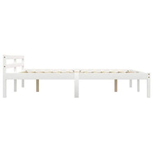 FAMIROSA Giroletto con 2 Cassetti Bianco in Massello di Pino 160x200 cm-0418