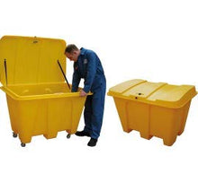 Assorbenti e ritenzione, contenitore di stoccaggio, 500 l, giallo