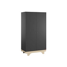 Letto trasformabile 70x140 e armadio 2 ante Vox Playwood - Grigio