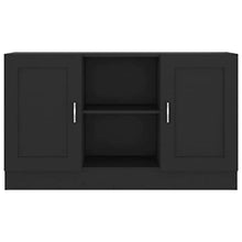 vidaXL Credenza Nera 120x30,5x70 cm in Truciolato
