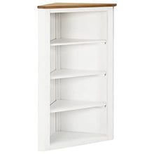 vidaXL - Eckschrank 59x36x100 cm Eiche Massivholz