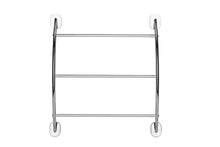 Croydex Britannia Flexi-Fix - Portasciugamani curvo cromato, 13,5 x 51 x 57,2 cm
