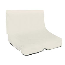 dDanke - Set di copertura per amaca da giardino, 134 x 115 x 33 cm, con cuscino per schienale da 104 x 47 x 47 cm, per sedia a dondolo a 2 posti, colore: beige