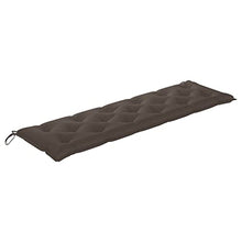 vidaXL Panca da Giardino con Cuscino Talpa 175 cm in Legno di Teak