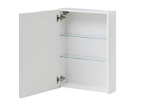 Schildmeyer Basic Armadietto a Specchio 146427, Lucido Bianco, 50 cm