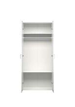 Esidra Armadio Bianco Doppia Anta, 78 X 49 X 175 Cm
