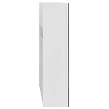 Tidyard Armadietto a Specchio Bianco 80x15x60 cm in MDF, 2 Ante e 3 Scomparti