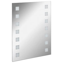 FACKELMANN - Set di mobili da bagno 5 pezzi Lima sospesi e lavabo in ceramica 60 cm e specchio da bagno a LED