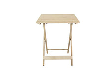 Tomaino Tavolo Pieghevole in Legno Uso Interno Esterno (60X60)