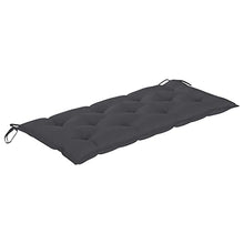 vidaXL Panca da Giardino con Cuscino 120 cm in Massello di Acacia