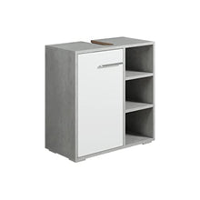 Mobili da Bagno Neptunus (Cemento con bianco)