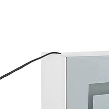 Beliani Moderno Armadietto a Muro da Bagno Nero a Specchio 88 x 40 x 35 cm Malaspina