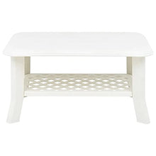 vidaXL Tavolino da Caffè Antracite 90x60x46 cm in Plastica