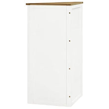 vidaXL - Eckschrank 59x36x100 cm Eiche Massivholz
