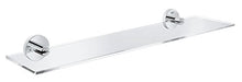 Grohe GRO-40799DC1 Mensola, Grigio/Trasparente (Super Steel), Large