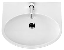 Domino 656317 - Lavabo in ceramica, 50 cm, colore: Bianco
