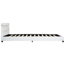 SKM Giroletto con LED Bianco in Similpelle 160x200 cm (29.65kg)