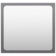 vidaXL Set Mobili da Bagno 2 pz Grigio Lucido in Truciolato