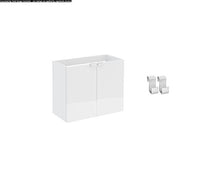 Bath + by Cosmic B-Box – Mobile 2 Ante per Lavabo Bianco Lucido, 50 cm
