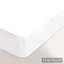 Coprimaterasso 160 x 210 cm Ahua Molleton 100% cotone 400 g/m2 con angoli 40 cm