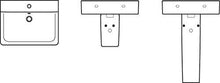 Ideal Standard Connect Cube - Lavabo Bianco; A 1 Foro, Con Troppopieno; 60