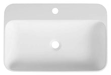 Lavabo sospeso 60 x 40 cm, bianco opaco Rockstone
